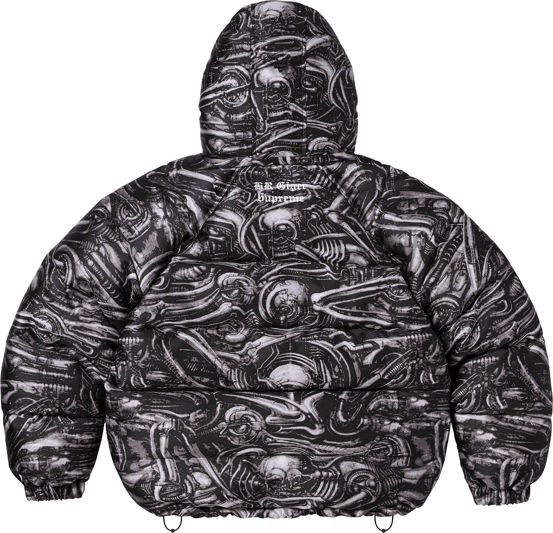 H.R. Giger Jacquard Down Puffer Jacket view 2